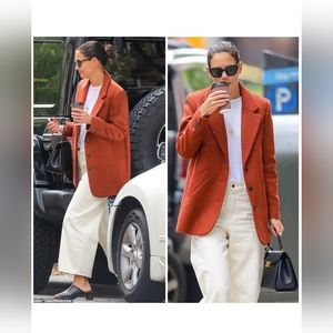 Exquisite Mango Manteco Wool Made in Italy  Coat SizeXS(as seen on Katie Holmes)